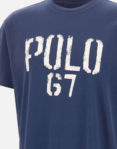 T-shirt con stampa 710B14574 001 POLO RALPH LAUREN 