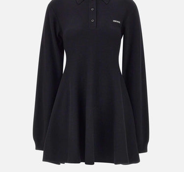 "Slinky Knit Polo Dress" 115488 100 ROTATE BIRGER CHRISTENSEN 