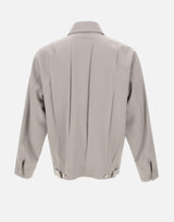 Giacca in misto lana con zip SH0AM0069 M35436858 MM6 MAISON MARGIELA 