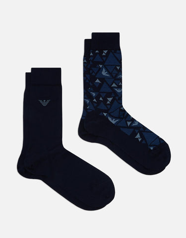 Set due paia di calze "Graphic Allover" EM000543 AF18165MB280 EMPORIO ARMANI 