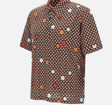 Polo con stampa a fiori SH2GL0011 M20206001S MM6 MAISON MARGIELA 