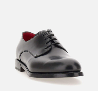 Stringate "Derby" in pelle di vitello 242U0091 NERO BARRETT 