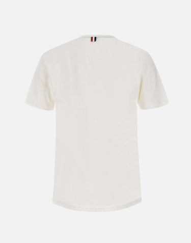 "SS Rwb Pocket Tee" MJS010A 01454100 THOM BROWNE 