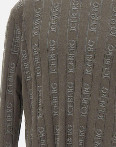 Maglia con logo Iceberg all over A0117604 5591 ICEBERG 