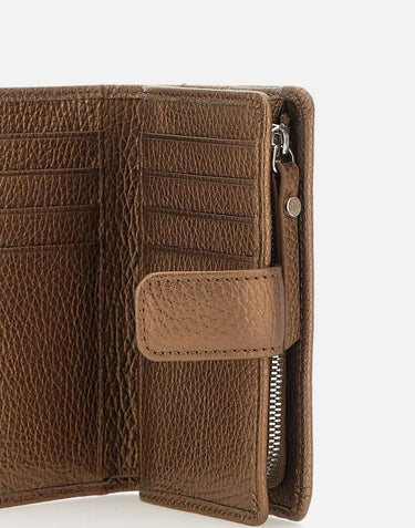 "Wallet grain" PFWBW13757 GRNLMTOASTED GIANNI CHIARINI 