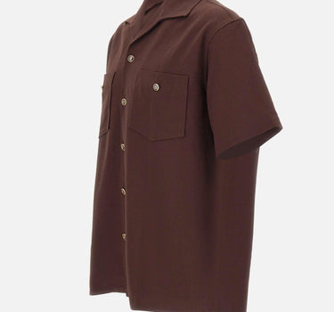 Camicia in viscosa con tasche SH254 VI029BN DROLE DE MONSIEUR 