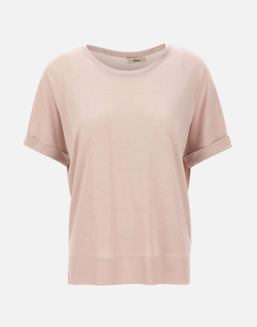 Maglia a maniche corte in misto cotone JG000312D 520564035 HERNO 