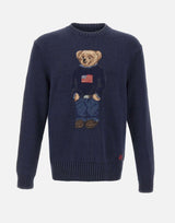 Maglia Polo Bear in lino e cotone 710946137 001 POLO RALPH LAUREN 