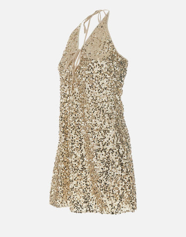 "Net sequins mini dress" 112628 1531 ROTATE BIRGER CHRISTENSEN 
