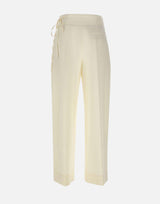 Pantaloni con fascia annodata in vita 50556552 118 BOSS 