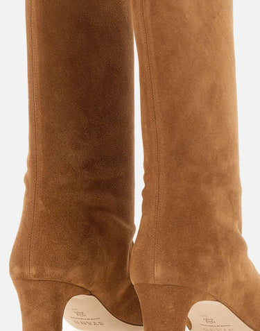 "Midcalf Wally Boots" F25P1018SU TAN STAUD 