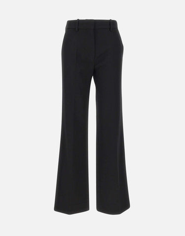 "Tailored straight leg trouser" 1325WTR004852A BLACK VICTORIA BECKHAM 