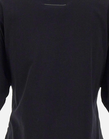 T-shirt in cotone con guanti con paillettes S52GC0358 M20170900 MM6 MAISON MARGIELA 