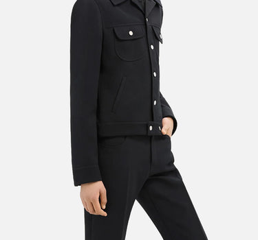 Giacca "Trucker" VESCBL024PL0007 BLACK COURREGES 