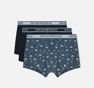 Set tre pack boxer in cotone stretch EM000370 AF20669MB148 EMPORIO ARMANI 