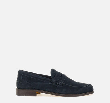 Mocassini "Amalfi" in pelle ingrassata 22489 BLEU DUCA DEGLI ABRUZZI 