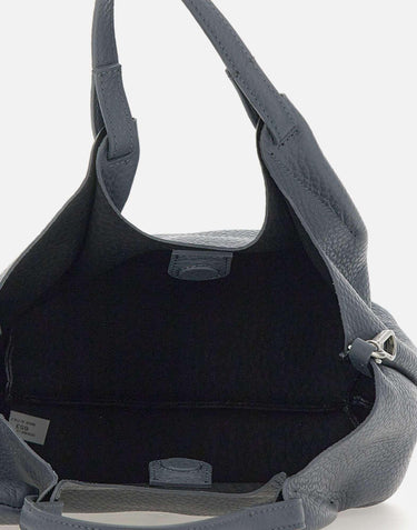 Borsa a mano "Dua" in pelle BS9719 RNGDBLMIDSKYNERO GIANNI CHIARINI 