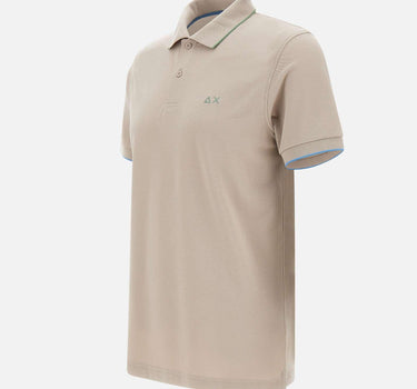 "Small stripes on collar polo" A35110 98 SUN68 