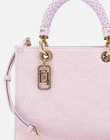Borsa tote piccola in jacquard BS13A51E2 544 ELISABETTA FRANCHI 