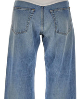 Jeans a gamba dritta con fondo a contrasto S52LA0282 M30058963 MM6 MAISON MARGIELA 