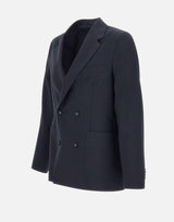 Blazer "Leon cotton Seersucker" S25MTLG403R DARKNAVY OFFICINE GENERALE 