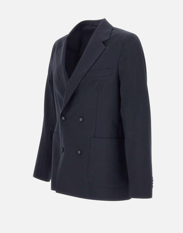 Blazer "Leon cotton Seersucker" S25MTLG403R DARKNAVY OFFICINE GENERALE 