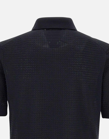 Polo in crepe di cotone PL1MC CR14T990 FILIPPO DE LAURENTIIS 