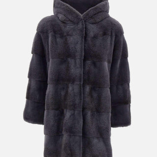 Pelliccia in visone GIACCAVISONE GRIGIO FRAME 