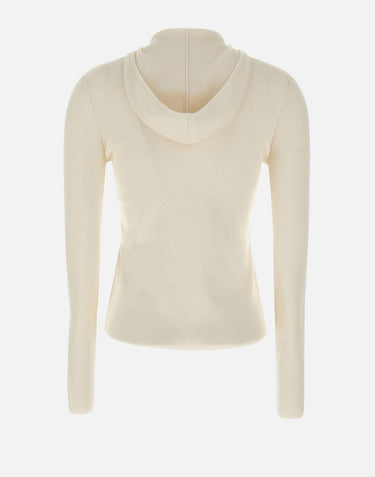 "Fine Merino Cardigan" 1325KTP006406A IVORY VICTORIA BECKHAM 