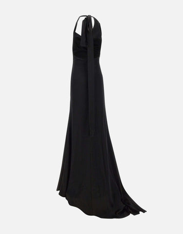 Abito "Etoile" in crepe di viscosa 6003 NERO LES FILLES D'EVA 