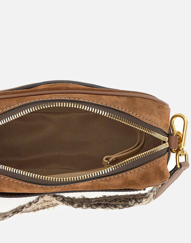 Borsa a tracolla "Nina" in pelle BS12060 CMNASPMCOGNAC GIANNI CHIARINI 