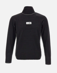Maglia dolcevita con cuciture a contrasto SH0HA0009 M13037900 MM6 MAISON MARGIELA 