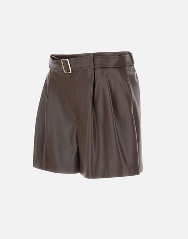 Shorts in tessuto spalmato MF5433E0624 90915 LIU-JO 