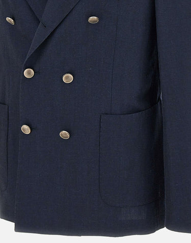 Blazer in lana e lino 3331B 78B SANTANIELLO 
