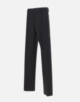 Pantaloni in lana con zip laterali S74KB1058 S40320900 DSQUARED2 