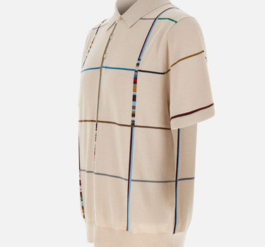 Polo in cotone lavorato a maglia M1R783ZV03025 02 PAUL SMITH 