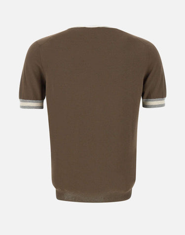 T-shirt  in maglia di cotone 57135 20671146 GRAN SASSO 