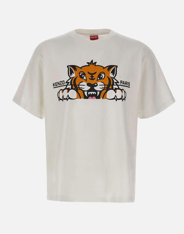 "Happy tiger t-shirt" FF65TS4514SG 02 KENZO PARIS 