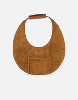"Moon bag" H25P4022GP TAN STAUD 