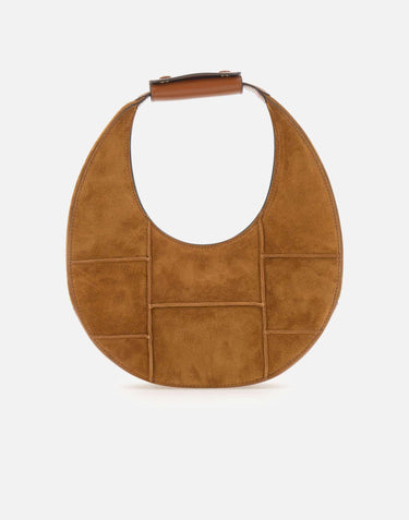 "Moon bag" H25P4022GP TAN STAUD 