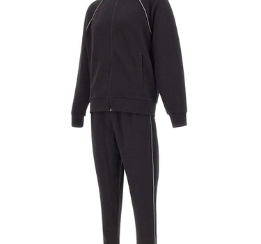 Tuta sportiva in misto cotone con profili a contrasto 50555906 001 BOSS 