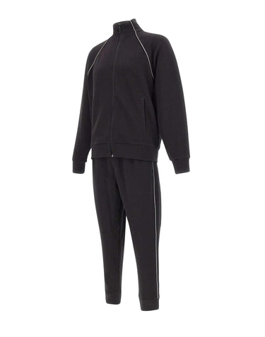 Tuta sportiva in misto cotone con profili a contrasto 50555906 001 BOSS 