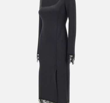 Abito midi con pizzo 2A704A N0990 BLUMARINE 