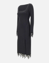 Abito midi con pizzo 2A704A N0990 BLUMARINE 