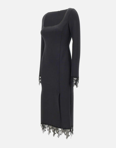 Abito midi con pizzo 2A704A N0990 BLUMARINE 