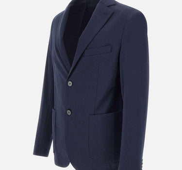 Blazer in cotone DK87601 BLU DIKTAT 