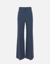 Pantalone "Alina" 1226WTR005115D BLUE VICTORIA BECKHAM 