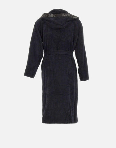 Accappatoio in spugna di cotone EM002255 AF14986UC001 EMPORIO ARMANI 