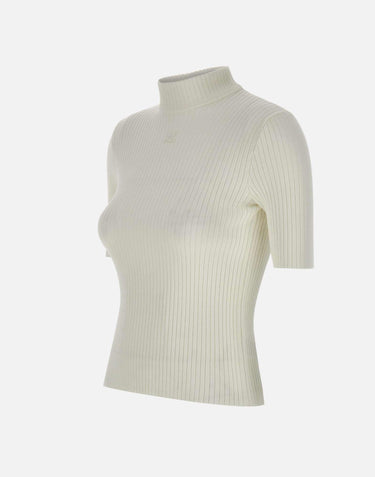 Maglia "Reedition" PERMPU026FI0001 HERWHITE COURREGES 
