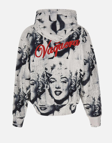 Felpa "Marilyn" VAQ10T013 WHITE VAQUERA 